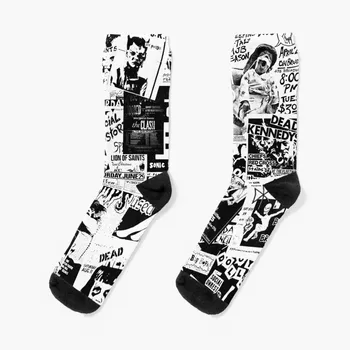 Носки-коллажи Punk Flyers, мужские носки-хоккейные мужские носки