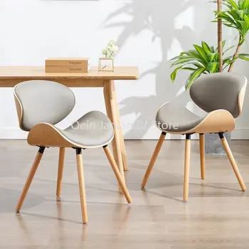 Обеденные стулья скандинавского дизайна, Расслабляющие Кухонные стулья для домашнего отдыха, Креативная мебель для макияжа Sillas Comedor WZ50DC