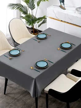 Однотонный маленький одноразовый стол из чистой и свежей ткани rectangle_AN1716