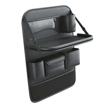 Органайзер для заднего сиденья автомобиля со столиком, многофункциональный Протектор для спинки сиденья