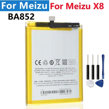 Оригинальный новый высококачественный аккумулятор BA852 емкостью 3210 мАч для мобильных телефонов Meizu X8, X8 Standard Edition