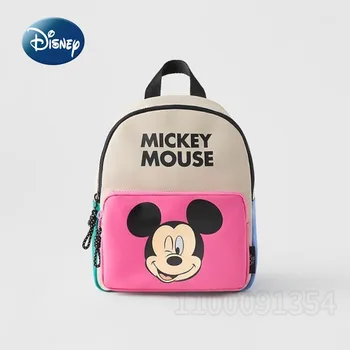 Оригинальный Новый детский рюкзак Disney Mickey's, роскошный брендовый мини-детский школьный ранец, модные школьные сумки для мальчиков и девочек с милым рисунком из мультфильма