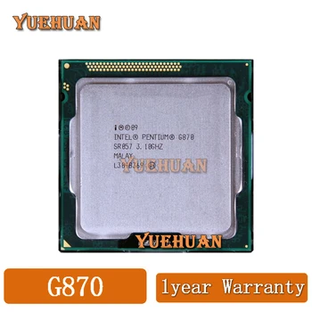 Оригинальный процессор Intel CPU Pentium G870 3,10 ГГц 3 М Двухъядерный Сокет 1155 бесплатная доставка быстрая отправка
