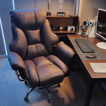 Офисное кресло с белой ручкой Игровой Дизайнерский кабинет Роскошное кресло на колесиках для отдыха Офисное кресло Accent Sillas De Oficina Furniture HDH