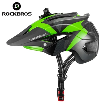 Официальный шлем Rockbros с передним фонарем, шлем с задним фонарем, шлем для велоспорта, Mtb, держатель Gopro, защитный шлем для езды вне велосипеда