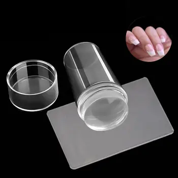 Печать для ногтей, маникюра, силикон, инструмент для печати ногтей, штамповка