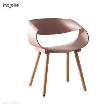 Пластиковые Обеденные стулья для патио Современный Удобный Эргономичный Дизайн шезлонга Для спальни Мобильные Стулья для обеденного стола Sedie Da Pranzo