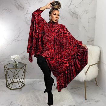Платья с леопардовым принтом в африканском стиле для женщин, Дашики, Лоскутная плиссированная Африканская одежда, Большой размер, Африканская одежда, Рождественский халат