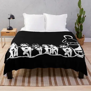 Плед для ездовых собак, покрывало для модного дивана, Милое одеяло, покрывало для дивана в клетку, Модное одеяло для кровати
