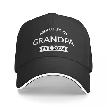 Повышен до Grandpa Est. 2024 II Бейсболка для пляжной прогулки, чайные шляпы boonie hats, женская кепка, мужская
