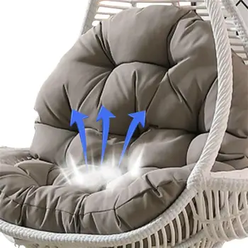 Подушка для кресла-качели Egg, Толстая Подвесная корзина для отдыха, Съемная и моющаяся Подвесная подушка для кресла на открытом воздухе