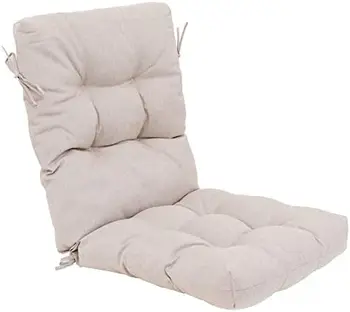 Подушки-накладки для сидений стульев, Внутренние стяжки по всей длине для нескользящей поддержки, высококачественное удобное толстое волокно, Набор из 2 предметов 17 (бежевый, 17