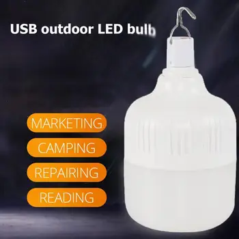 Портативная Перезаряжаемая Лампа Camping Lantern High Power LED Tent Light Энергоэффективный Светильник для Наружного Оборудования Принадлежности для Кемпинга