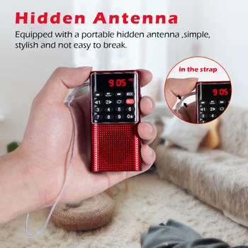 Портативное карманное FM-радио Портативные MP3-плееры Walkman с рекордером Аккумуляторная батарея для Walkman Go Hiking