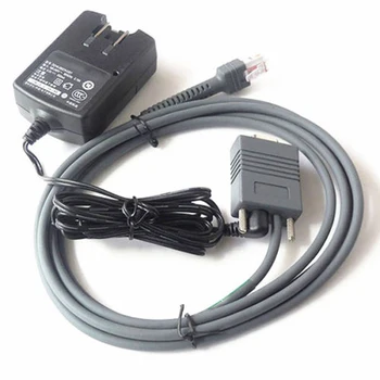 Последовательный кабель RS232 длиной 2 М и адаптер питания переменного тока для Motorola Symbol LS2208 LS4208 DS6708 Сканер штрих-кода