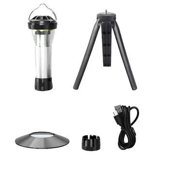 Походный фонарь USB-аккумуляторный фонарь с крышкой-прожектором, Походный фонарь для ночной рыбалки, альпинизма