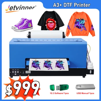 Принтер DTF формата A3 L805 для печати пленки для переноса футболок DTF с устройством подачи рулонов impresora dtf textil Для печати футболок из ткани