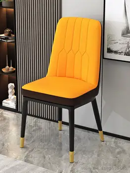 Простой современный обеденный стул, легкий роскошный стул, обеденный стол и стулья для гостиной в скандинавском стиле, реклама для маникюра, макияжа, отеля