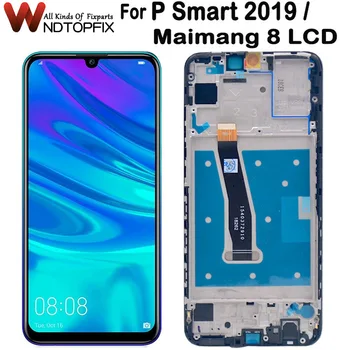 Протестировано для Huawei P Smart 2019 ЖК-дисплей с цифровым преобразователем сенсорного экрана в сборе для ремонта ЖК-экрана Huawei Maimang 8