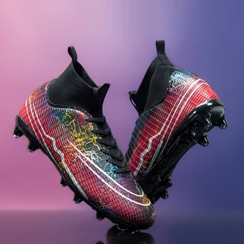 Профессиональная новая мужская футбольная обувь для занятий спортом на открытом воздухе, футбольные бутсы, лидер продаж, высококачественная тренировочная обувь, прямая поставка