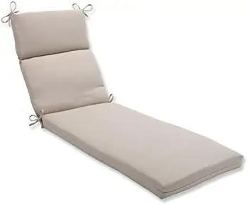 Прочная подушка для шезлонга в помещении / на открытом воздухе с наполнителем из плюшевого волокна, устойчива к атмосферным воздействиям и выцветанию, 72,5 