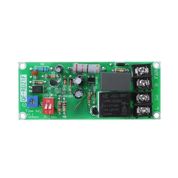 Регулируемый модуль реле управления таймером AC100V-220V, плата задержки выключения вытяжного вентилятора, Новый