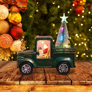 Рождественское Украшение Санта Клаус Трактор Креативные Украшения Рождественские Маленькие Масляные Лампы 100 МЛ Decoracion Para El Hogar Moderno