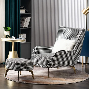 Роскошные стулья для гостиной в скандинавском стиле, кресло для отдыха, Дизайнерское Ленивое Кресло для спальни, Пуфы для дивана в скандинавском стиле, Индивидуальная мебель Силла