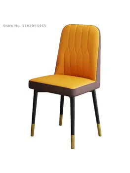 Роскошный обеденный стул Nordic light, домашний простой современный обеденный стол, стул 2021 года, новый ресторан, стул для макияжа и маникюра со спинкой