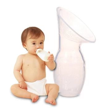 Ручной молокоотсос для горячего кормления ребенка Partner Breast Collector Ручная коррекция грудного молока Силиконовые насосы USB без PP И BPA