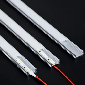 Самый популярный 17x7 мм 3шт U-образный 0,5 м DC12V 6 Вт 3000 к / 4000 к/6500 к опция светодиодный светильник для шкафа потолочный светильник для шкафа