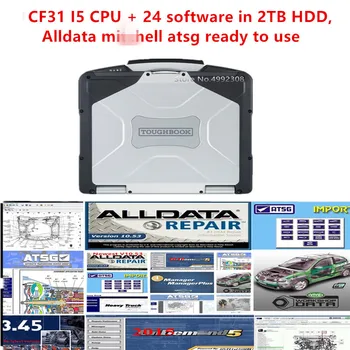 Сенсорный экран процессора Panasonic Toughbook CF31 CF-31 I5 с жестким диском емкостью 2 ТБ, alldata 10.53 Mit.ch-программное обеспечение ell atsg хорошо устанавливается в ноутбук