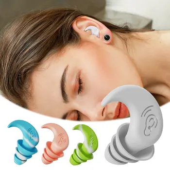 Силиконовые затычки для ушей с защитой от шума, водонепроницаемые беруши для плавания, сна, дайвинга, серфинга, Мягкая комфортная защита для ушей для плавания