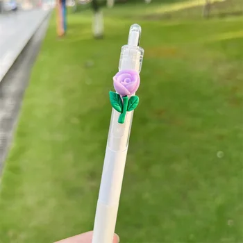 Симпатичная ручка в виде розы с цветочной ручкой для школьных принадлежностей для учащихся