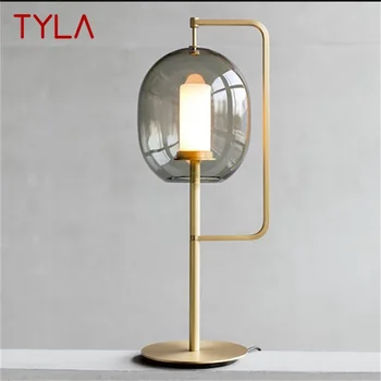 Современная Креативная настольная лампа TYLA Nordic Дизайн фонаря Настольная лампа Декоративная для домашней Гостиной