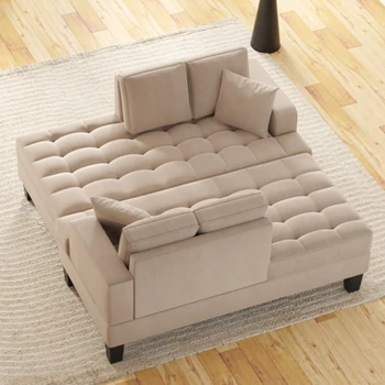 Современная текстурированная ткань с глубоким ворсом, комплект шезлонгов из 2 предметов, в комплекте 2 подушки для перекидывания, для гостиной и спальни