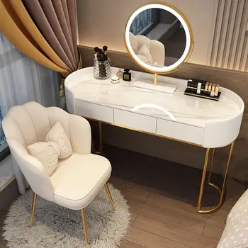 Современный минималистичный туалетный столик для спальни, Многофункциональный туалетный столик, шкаф для хранения косметики, Бытовая мебель Tavolo Trucco