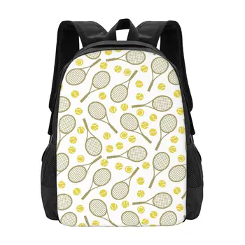 Спортивный теннисный Классический Базовый Холщовый школьный рюкзак Повседневный рюкзак Офисный рюкзак для мужчин и женщин