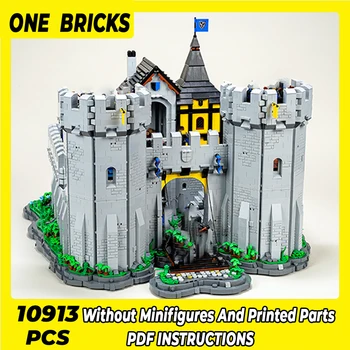 Строительные блоки Moc, модель замка, Крепость Черного Сокола, Технические кирпичи, сборка своими руками, Строительные игрушки для детей, праздничные подарки