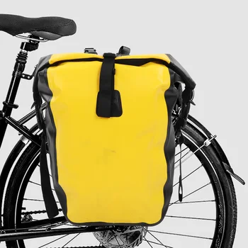 Сумка для задней стойки велосипеда объемом 25 л и 15 л, уличная водонепроницаемая седельная сумка для езды на длинные дистанции на велосипеде