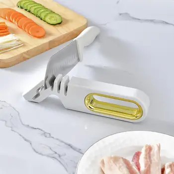 Точилка для ножей из высококачественного материала, профессиональная точилка для ножей, эффективный кухонный инструмент, прочный ручной инструмент для точности.