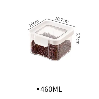 Удобный и прочный набор кухонных герметичных контейнеров для хранения продуктов с закрывающейся крышкой, идеально подходящих для муки, сахара, риса и многого другого