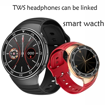Умные часы для мужчин Link TWS Bluetooth Локальное воспроизведение музыки 128 М Частота сердечных сокращений Bluetooth вызов Часы Фитнес для HuaWei XiaoMi iPhone