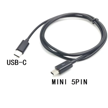 Универсальный зарядный кабель USB Type C-Mini USB 5Pin, быстрая зарядка и передача данных для различных устройств 1 метр / 2 метра
