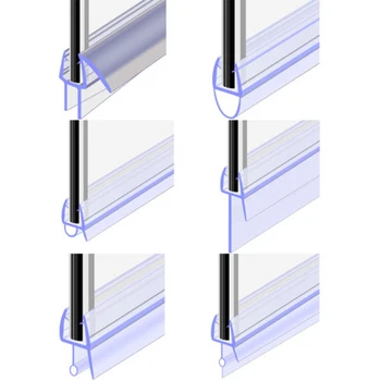 Уплотнительные полоски формы 1 м 6-12 мм F U h Уплотнительная полоска из силиконовой резины, Уплотнитель для окон, Уплотнитель для стеклянной двери, Фурнитура, аксессуары для ванной комнаты