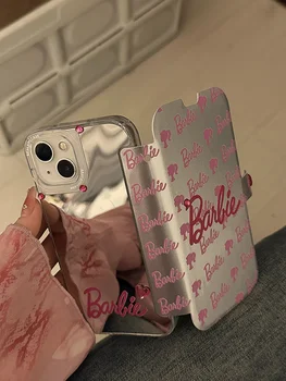 Флип-чехол Rose Sparkling Pink Barbie Pink Подходит для Apple 14 Чехол для телефона IPhone13 2023 Новый 13promax Мягкий чехол 12 11 Чехол для телефона