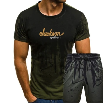 Футболка Jackson Guitars Классическая мужская футболка Летняя модная рубашка для девочек-подростков Модная рубашка Старомодная Горячая модная (1)