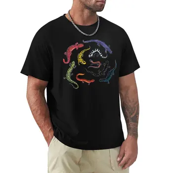 Футболка Salamanders, футболки kawaii clothes, мужская футболка на заказ, быстросохнущая рубашка, футболки для мужчин