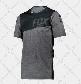 Футболка для скоростного спуска Mtb, мужская Camisa X-GODC Fox, одежда для горных велосипедов, джерси для эндуро, женская блуза для мотокросса, Велосипедная блуза