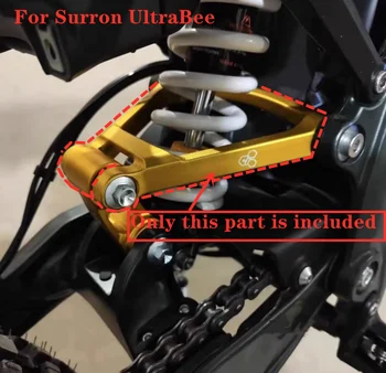 Цветное звено заднего амортизатора для модификации электрического кроссового велосипеда Surron UltraBee